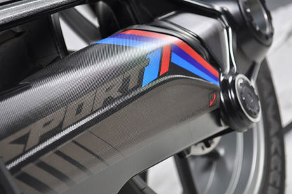 Cardan protection sticker Uniracing BMW R1200GS / Adventure -'13 sport zwart