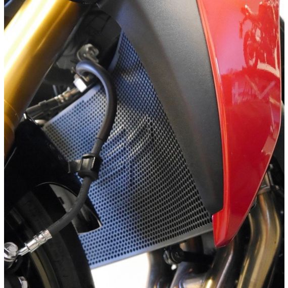 Radiatorcover zwart Evotech Performance Suzuki GSX-S1000 GT '22-
