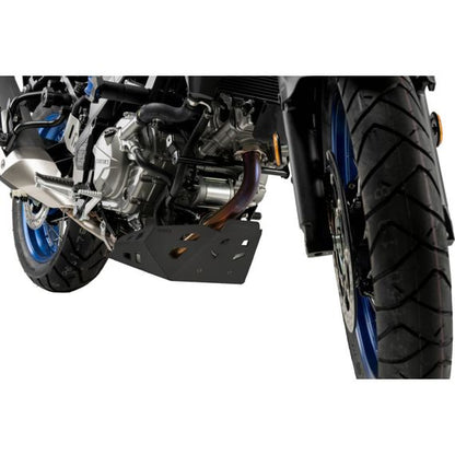 Carterplaat zwart aluminium Puig Suzuki DL650 V-Strom / XT  '21-