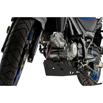 Carterplaat zwart aluminium Puig Suzuki DL650 V-Strom / XT  '21-