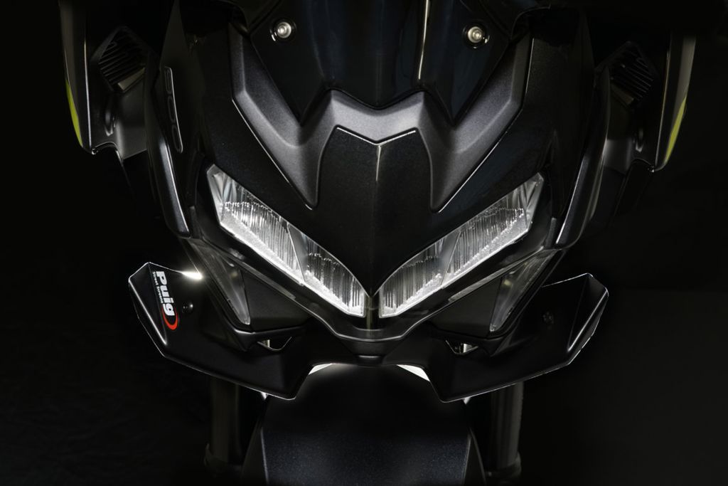 Naked Front Spoiler carbon look Puig voor Kawasaki Z900 '20-