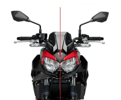 Naked Front Spoiler carbon look Puig voor Kawasaki Z650 '21-