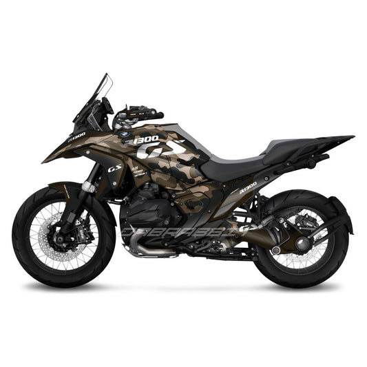 BMW R1300GS stickerset pack camobruin