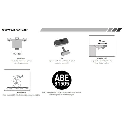 Kentekenplaathouder Puig Yamaha MT-07 / Y-AMT '25-