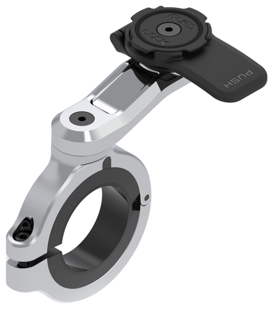QUAD LOCK Pro Chrome Handlebar Mount - Large for FATBAR / Special CUSTOM handlebars