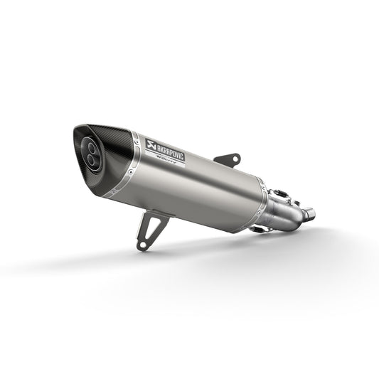 Titanium Akrapovič Slip-On uitlaatdemper voor de Tricity 300