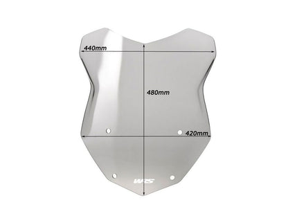 Vervangingsruit intermedio WRS BMW R1200GS '13-17 / R1250GS '18- licht getint