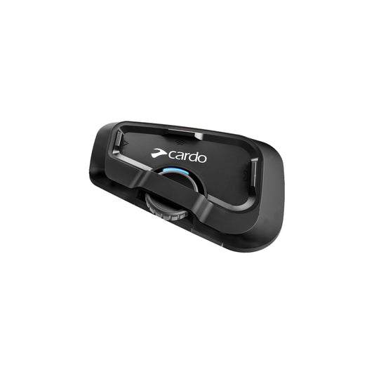 Cardo Scala Rider FREECOM 4x intercom conference with 3 motorcyclists (1,2 KM) single
