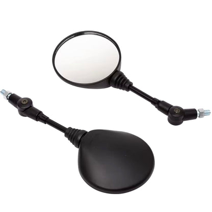 UNIVERSELE SPIEGELSET P2 ZWART ROND - 10MM