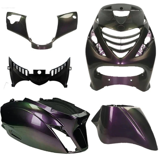 Kappenset High Gloss Dragon Cameleon | Piaggio ZIP 2000/SP Modellen