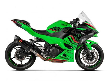 AKRAPOVIC CARBON EXHAUST SILENCER KAWASAKI NINJA 500 / Z 500 2024