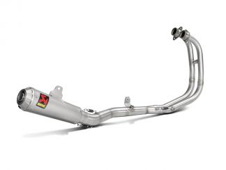 FULL SYSTEM MIVV POWER STEEL MK3 STEEL BLACK YAMAHA MT-03 2016-2024