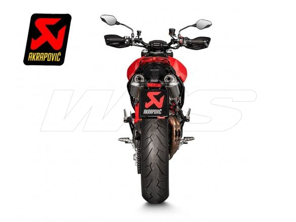 AKRAPOVIC PAIR OF TITANIUM SILENCERS DUCATI HYPERMOTARD 950 / SP 2019-2024