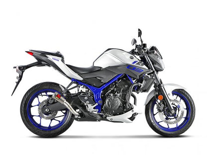 AKRAPOVIC SILENCER SLIP ON TITANIUM TROMBONCINO YAMAHA MT-03 2016-21 RACING