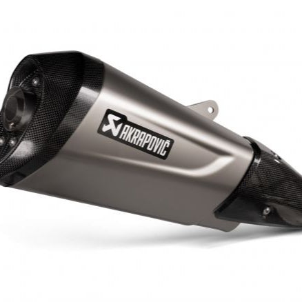 AKRAPOVIC STAINLESS STEEL SLIP-ON SILENCER VESPA GTS 300 2021-2024