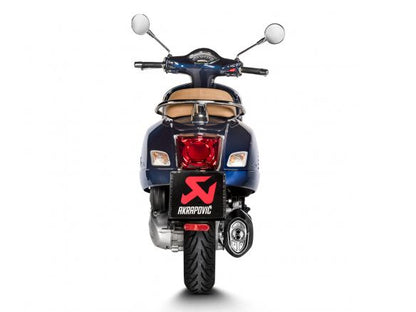 AKRAPOVIC STAINLESS STEEL SLIP-ON SILENCER VESPA GTS 300 2021-2024