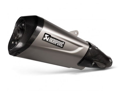 AKRAPOVIC STAINLESS STEEL SLIP-ON SILENCER VESPA GTS 300 2021-2024
