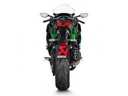 AKRAPOVIC TITANIUM APPROVED SLIP-ON EXHAUST SILENCER KAWASAKI NINJA H2 SX 2021-2024