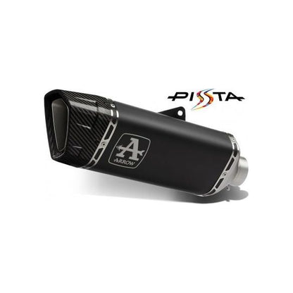 Arrow Dark Titanium-Titanium "Pista" Demper voor Aprilia Tuono V4 1100 2021-2024
