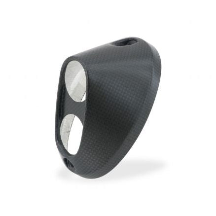 CNC RACING OPAQUE CARBON MUFFLER END CAP COVER DUCATI DESERT X 2022-2023