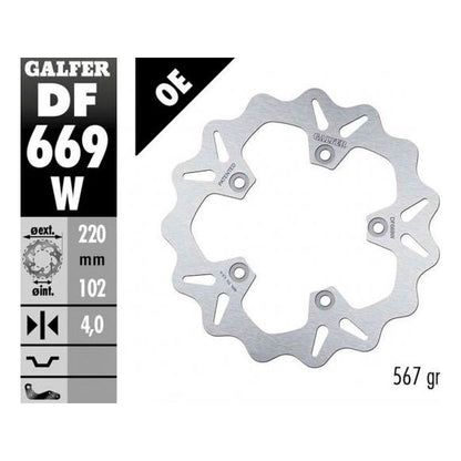 Galfer Achter Schijfrem Aprilia RS 660 2021-2023