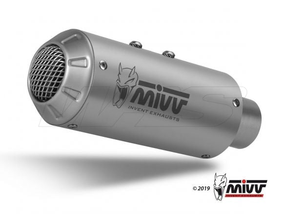 FULL SYSTEM 2x1 MIVV MK3 STAINLESS STEEL KAWASAKI Z 650 2017-2023