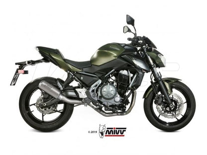 FULL SYSTEM 2x1 MIVV MK3 STAINLESS STEEL KAWASAKI Z 650 2017-2023