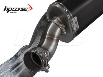HP CORSE SILENCER SP-3 CARBON SHORT BLACK STEEL BMW R 1250 GS 2018-2023