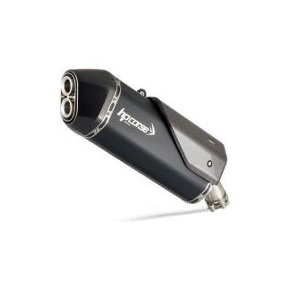 MIVV SPEED EDGE STEEL BLACK SILENCER APRILIA TUAREG 660 2022-2024