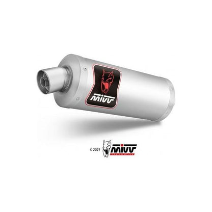 MIVV DAKAR STAINLESS STEEL SILENCER EURO5 APPROVED APRILIA TUAREG 660 2022-2024