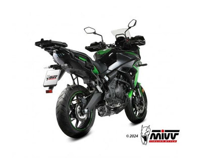 MIVV DELTA RACE BLACK STAINLESS STEEL SILENCER KAWASAKI VERSYS 650 2024