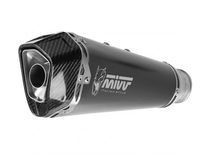 MIVV DELTA RACE SILENCER BLACK STEEL CARBON BMW S 1000 XR 2020-2024