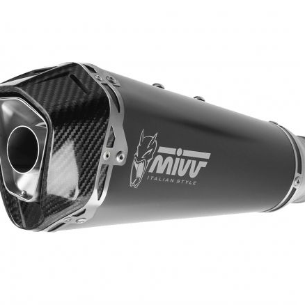 MIVV DELTA RACE SILENCER BLACK STEEL CARBON BMW S 1000 XR 2020-2024
