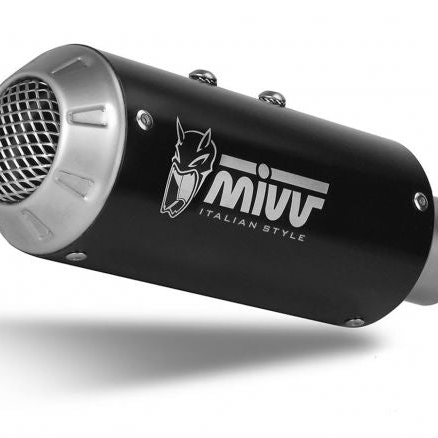 MIVV MK3 BLACK STAINLESS STEEL SILENCER SLIP-ON KTM DUKE 125 2021-2023