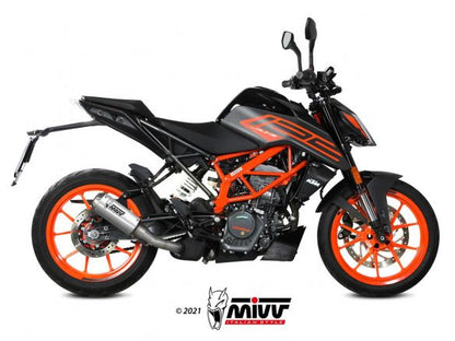 MIVV MK3 STAINLESS STEEL SILENCER SLIP-ON KTM DUKE 125 2021-2023