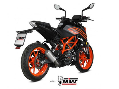 MIVV MK3 STAINLESS STEEL SILENCER SLIP-ON KTM DUKE 125 2021-2023