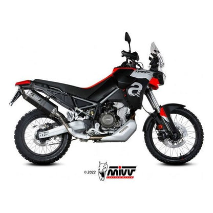 MIVV SPEED EDGE STEEL BLACK SILENCER APRILIA TUAREG 660 2022-2024