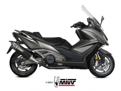 MIVV SR-1 BLACK STAINLESS STEEL SILENCER KYMCO AK 550 2021-2024