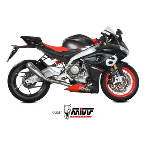 MIVV X-M1 Stainless Steel Full System voor Aprilia RS 660 (2020-2024)