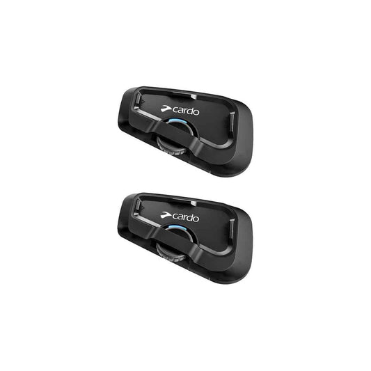 Cardo Scala Rider FREECOM 4x DUO intercom conference with 3 motorcyclists 1,2 KM double