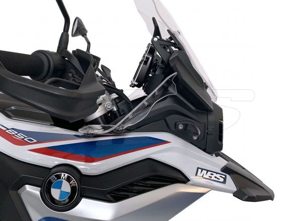 PAIR DEFLECTORS WRS TRANSPARENT BMW F 750 GS / F 850 GS 2018-2023 (NO ADVENTURE)