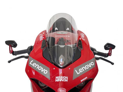 RACE HIGH WINDSCREEN WRS TRASPARENT +45MM DUCATI PANIGALE V4 / S 2018-2019