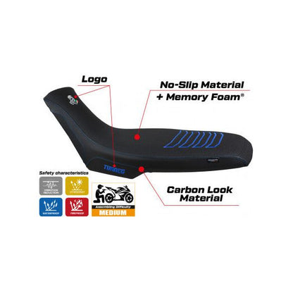 Seat cover compatible Aprilia Tuareg 660 (21-24) Boras comfort system model