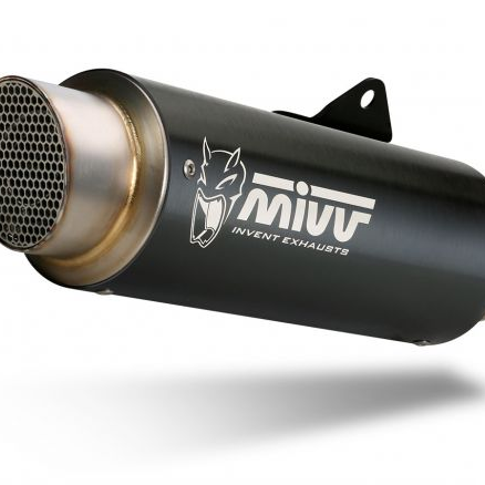 SILENCER MIVV GP PRO STAINLESS STEEL BLACK KTM 125 DUKE 2017-2020