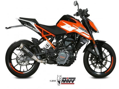 SILENCER MIVV GP PRO STAINLESS STEEL BLACK KTM 125 DUKE 2017-2020