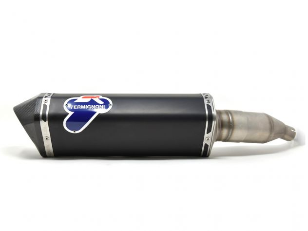 TERMIGNONI BLACK TITANIUM SCREAM SLIP-ON SILENCER YAMAHA X-MAX 300 2017-2020