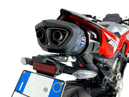 TERMIGNONI COMPLETE EXHAUST SYSTEM 4 EXIT TITANIUM + CARBON TANK DUCATI STREETFIGHTER V4 23-24