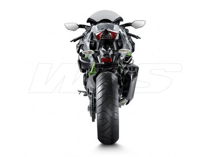 SILENCER SLIP ON AKRAPOVIC FULL CARBON KAWASAKI NINJA H2 / H2R 15-16 APPROVED