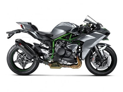 SILENCER SLIP ON AKRAPOVIC FULL CARBON KAWASAKI NINJA H2 / H2R 15-16 APPROVED