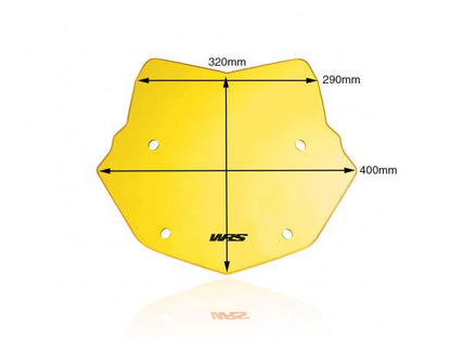 WINDSCREEN ENDURO WRS YELLOW BMW R 1250 GS / ADVENTURE 2018-2023